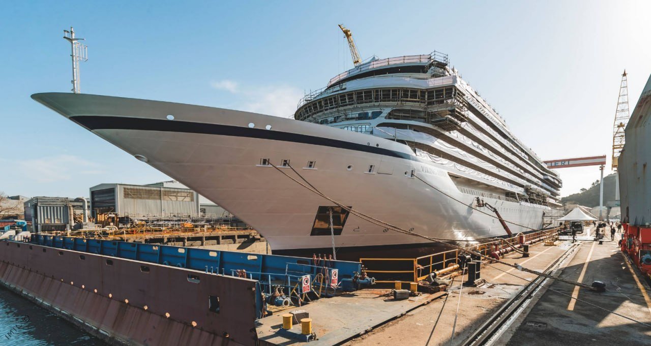 Fincantieri S.p.A. спускає на воду перший круїзний лайнер на водні