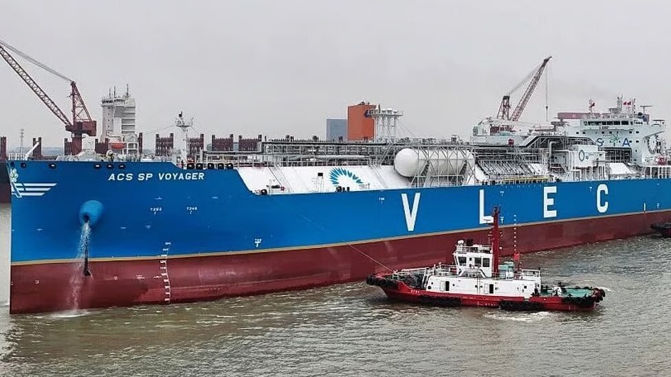 SP Chemicals отримала перший надвеликий танкер-газовоз для перевезення етану