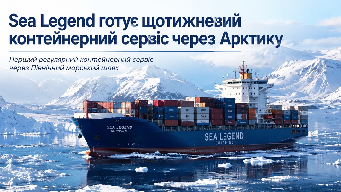 Sea Legend готує щотижневий контейнерний сервіс через Арктику